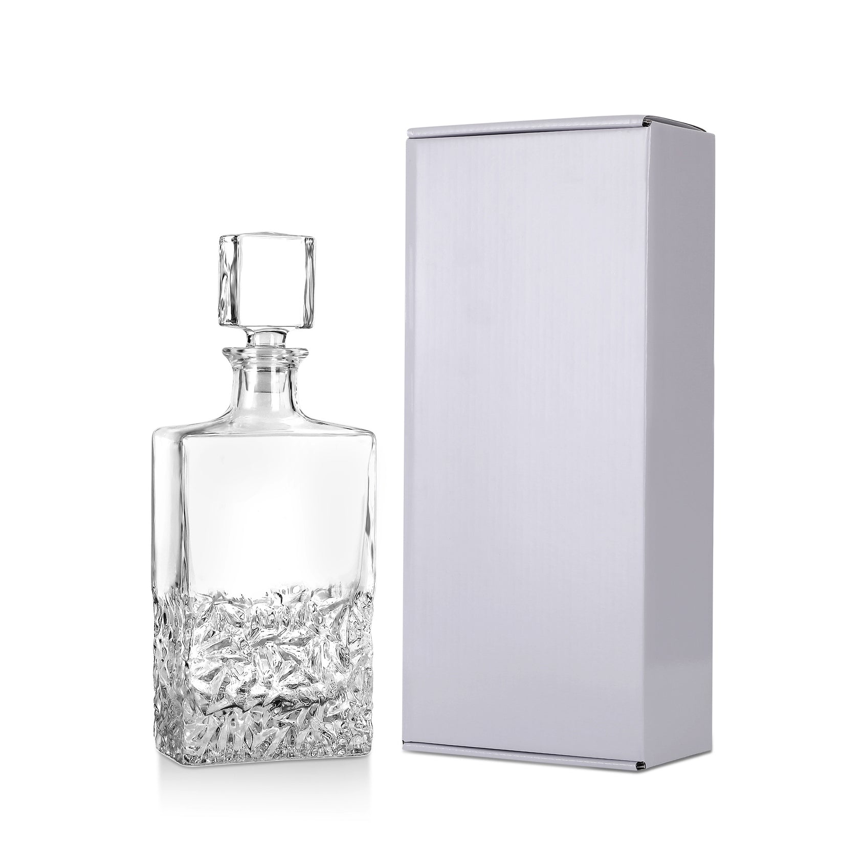 Glass decanter blanks for engraving and decorating