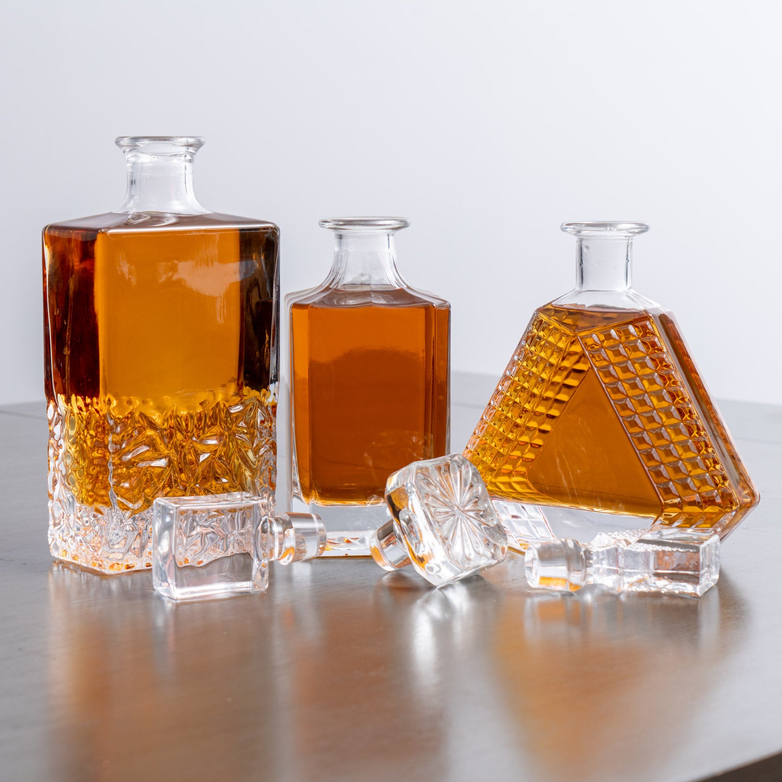 Whiskey Decanters & Toppers