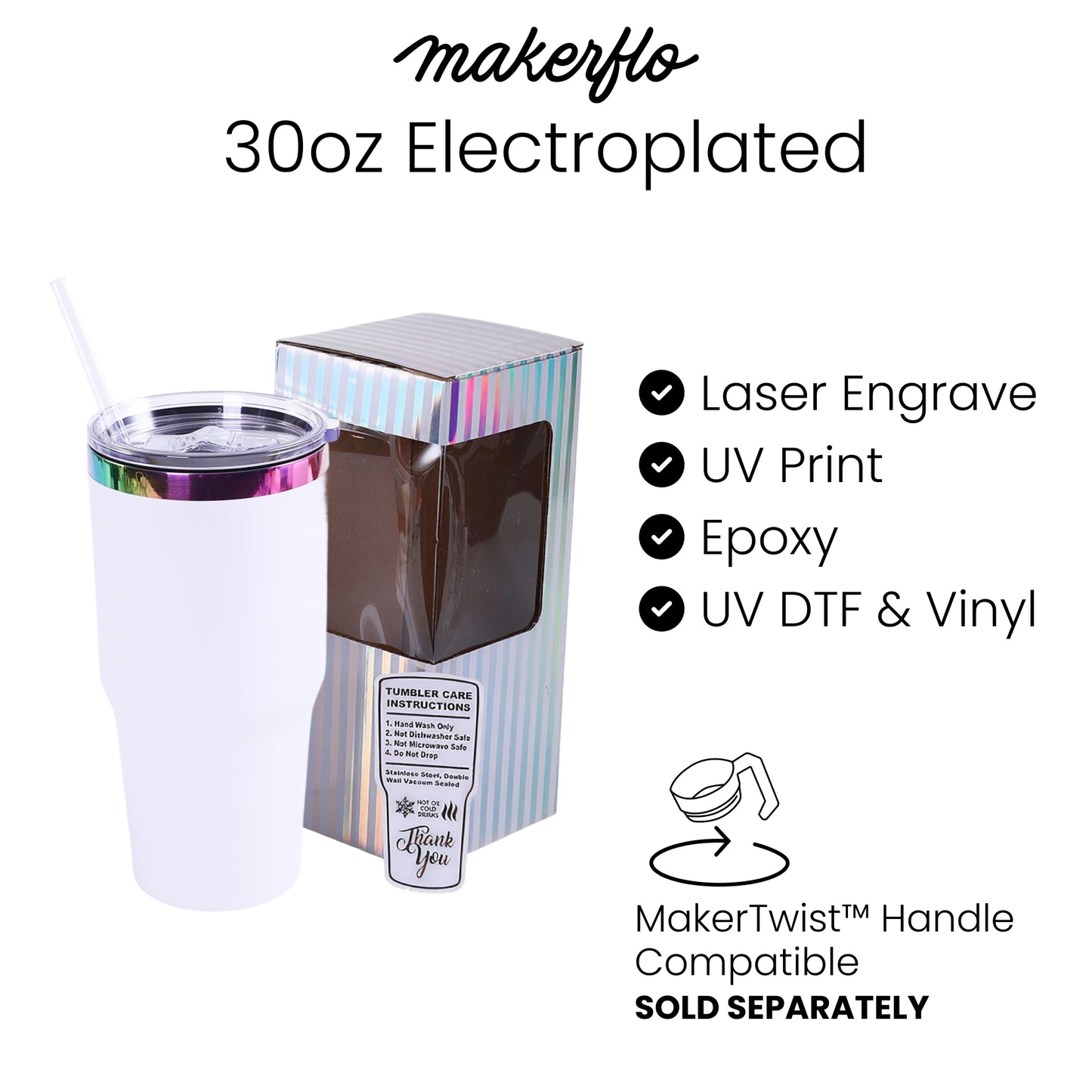30oz Electroplated Tumbler