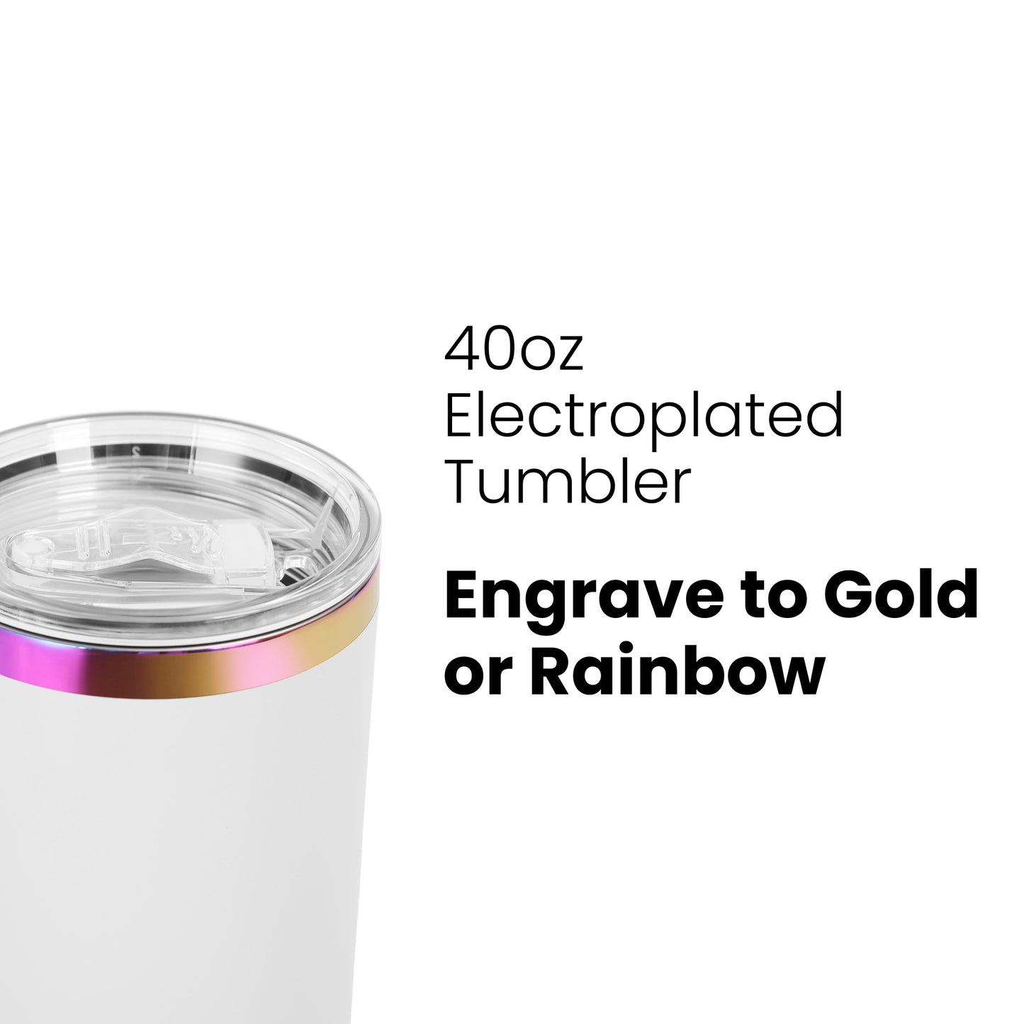 40oz Electroplated Tumbler