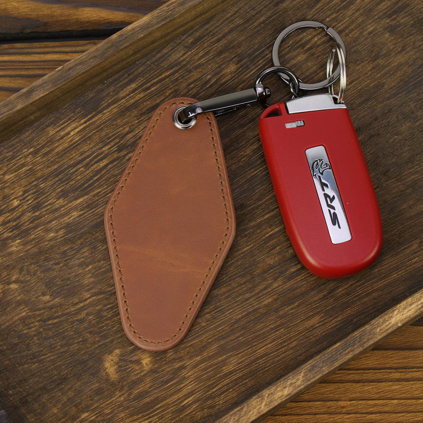 Laserette Motel Keychain