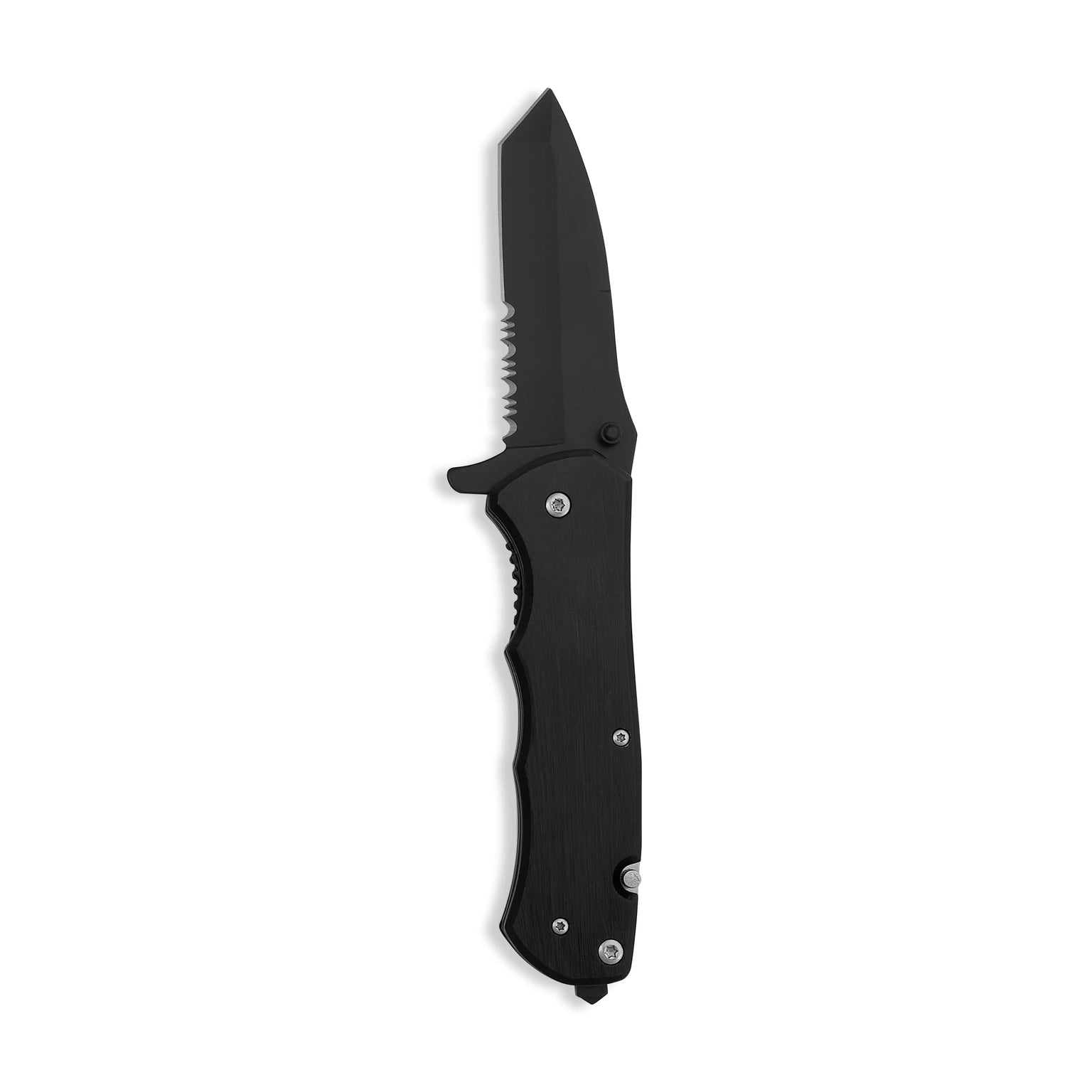 pocket knife "the beast" pocket knife, black metal, front