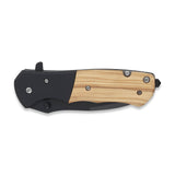 pocket knife "the beast" pocket knife, natural wood handle, front