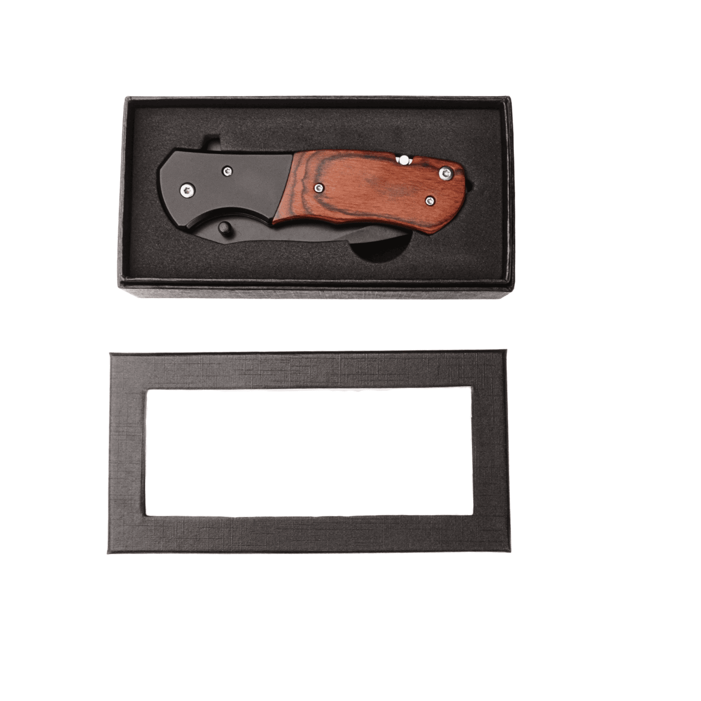 rosewood pocket knife in gift box