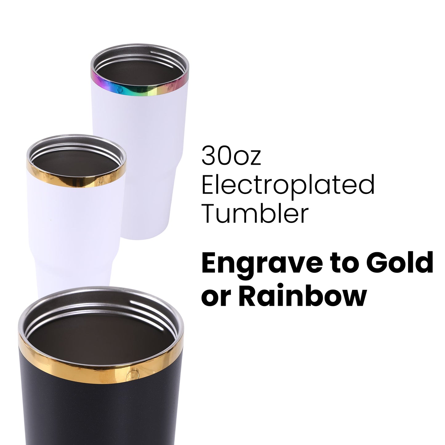 30oz Electroplated Tumbler