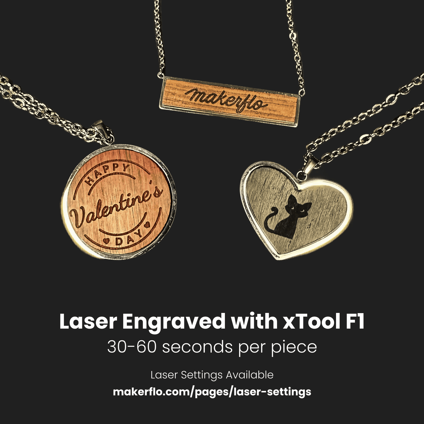 Wood Pendant Necklace