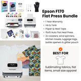 epson f170 flat press bundle for apparel