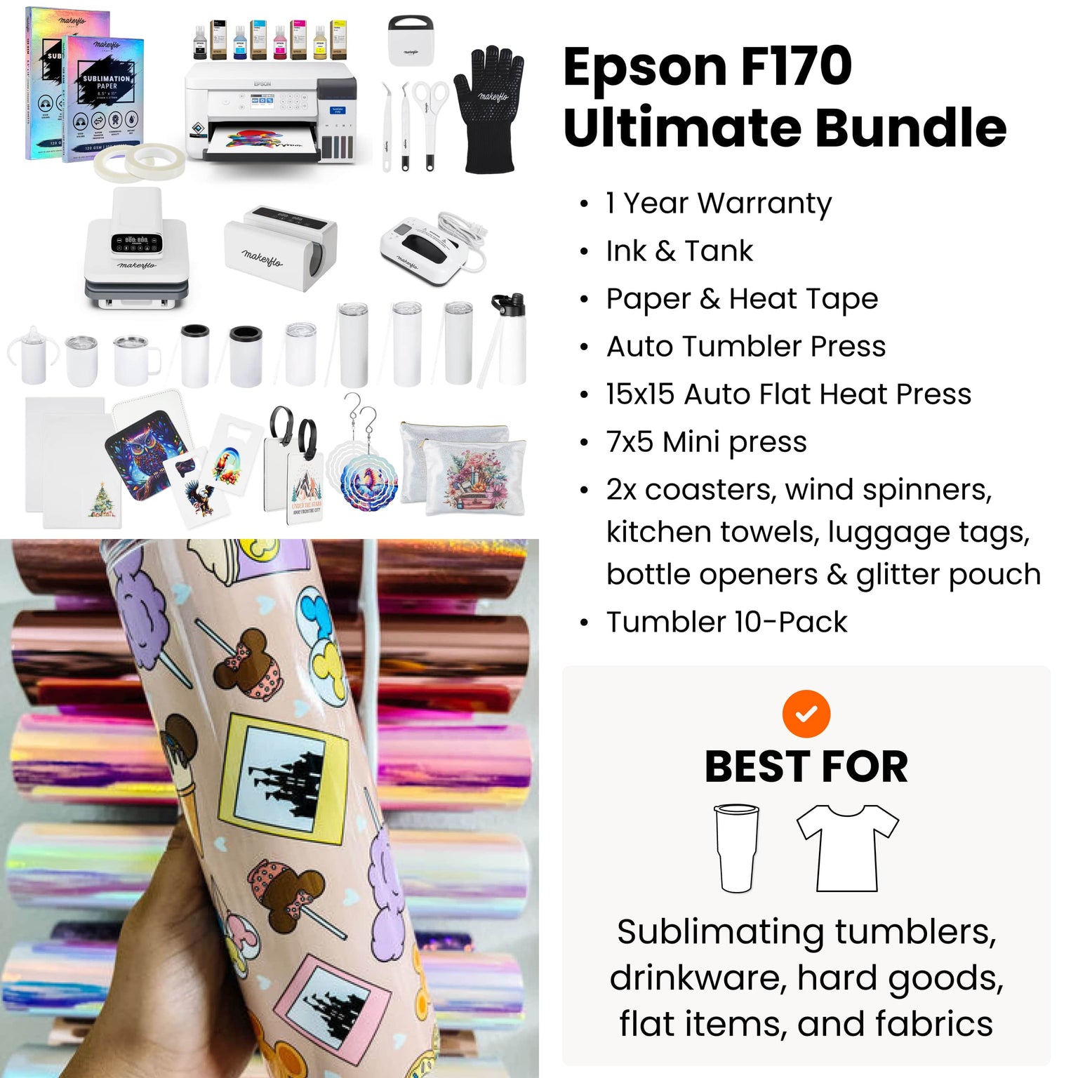 epson f170 ultimate bundle by makerflo