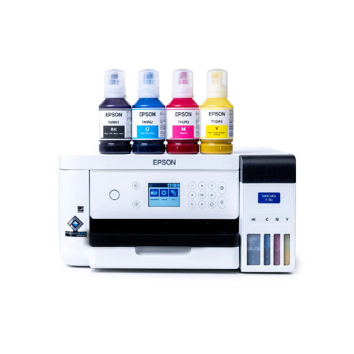 CMYK inks on top of f170