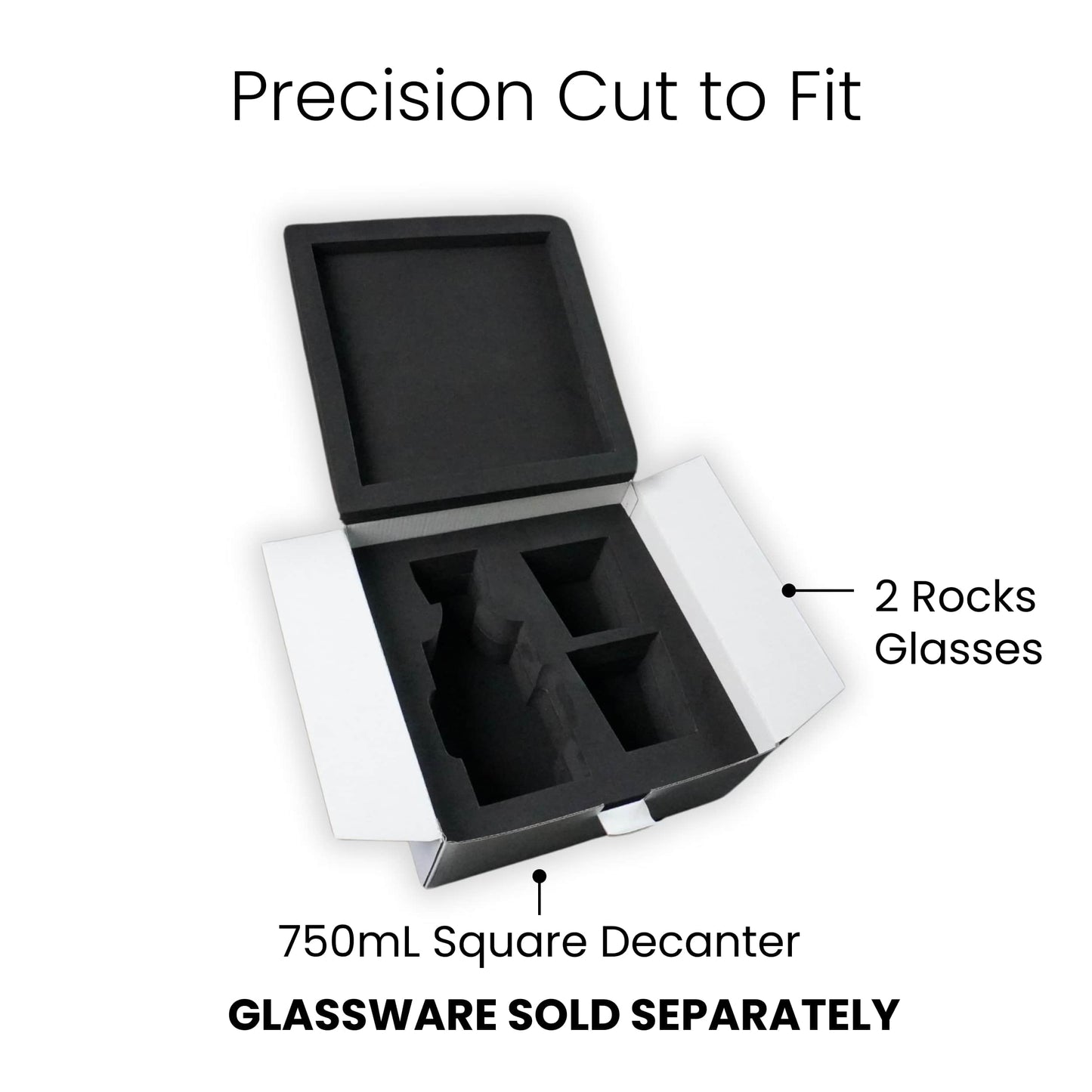 Decanter Box Foam Set Large