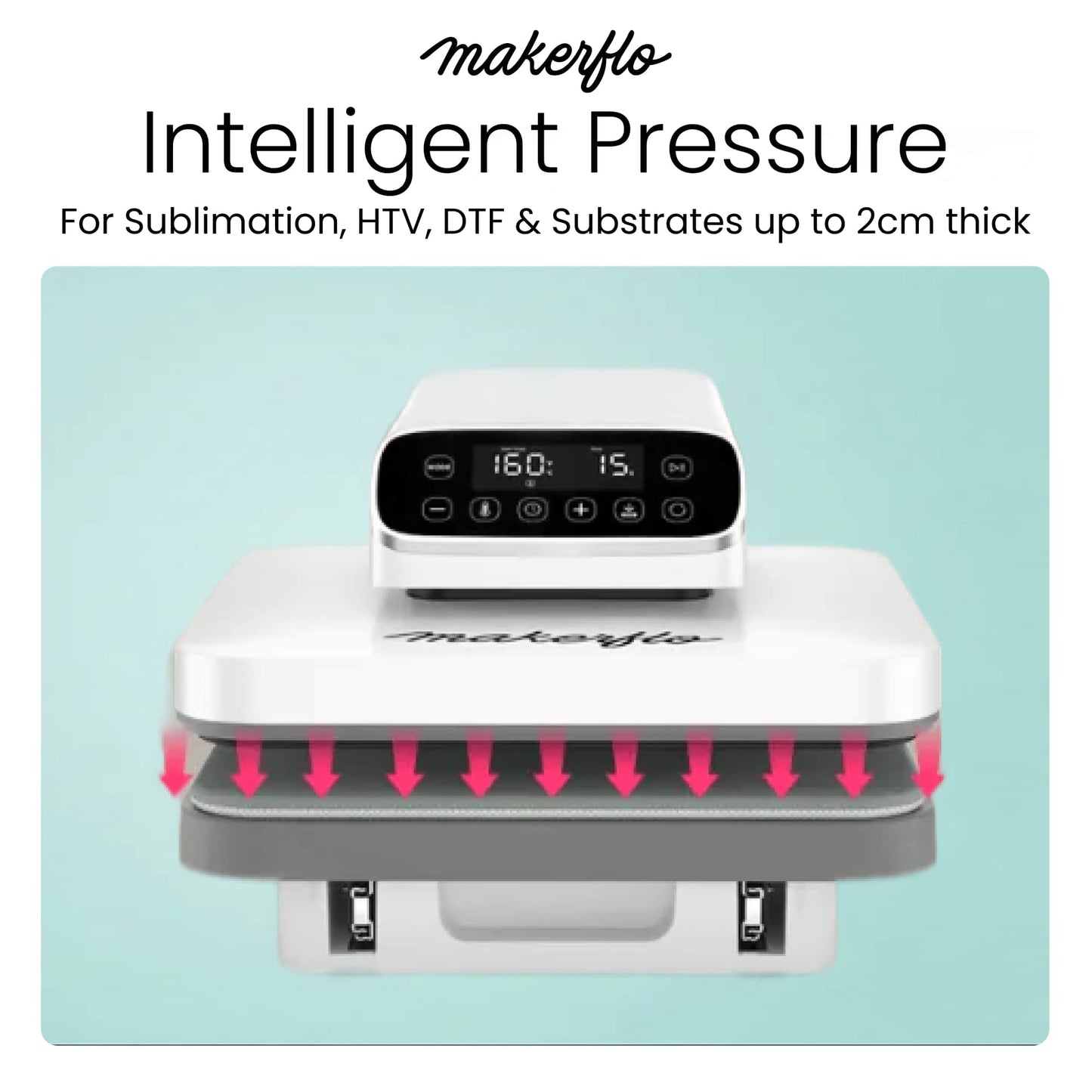 Flat Heat Press 15 x 15