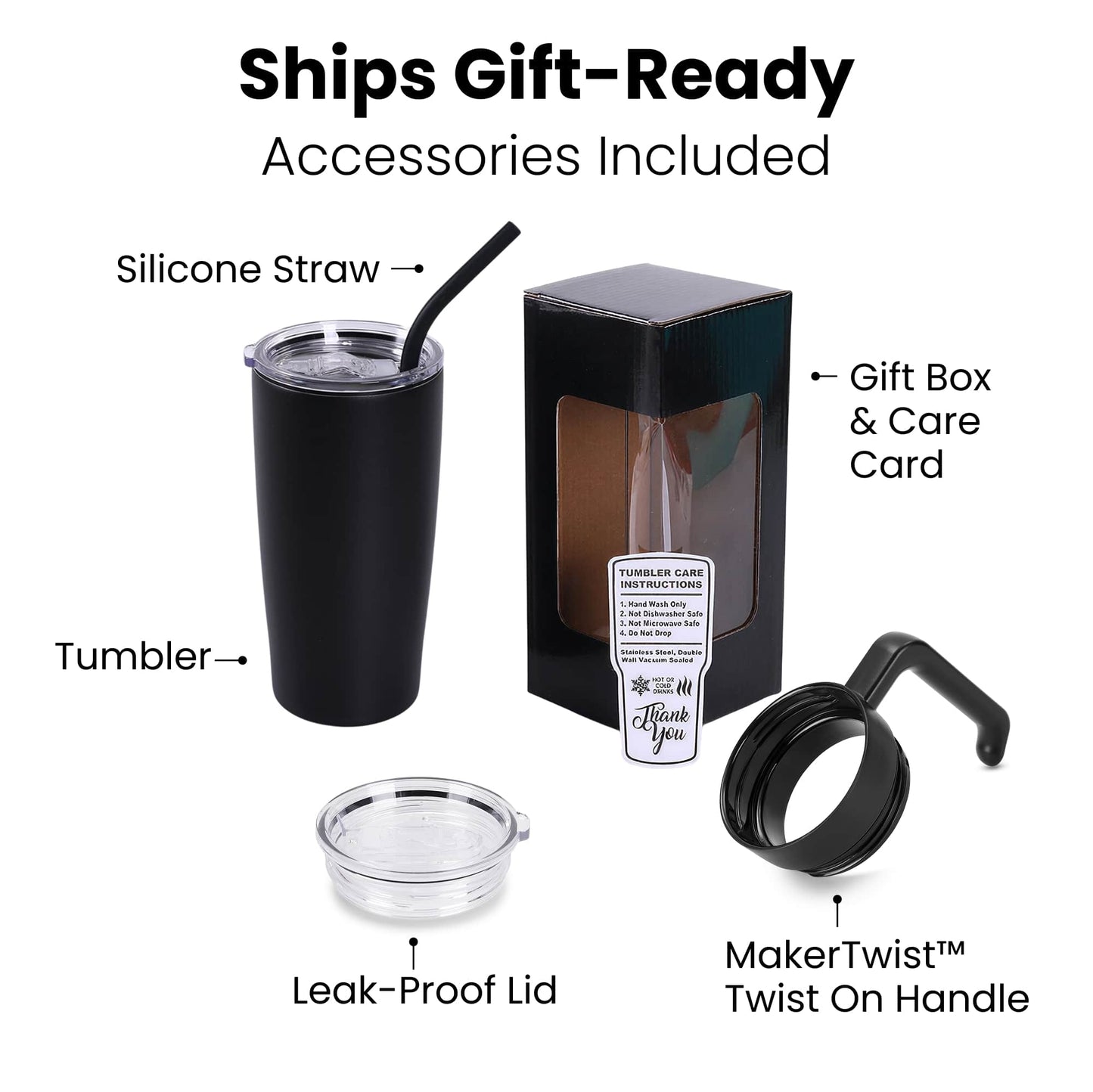 20oz Classic Tumbler with Handle