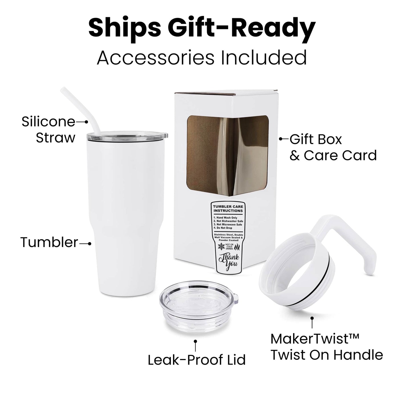 30oz Tumbler with Handle