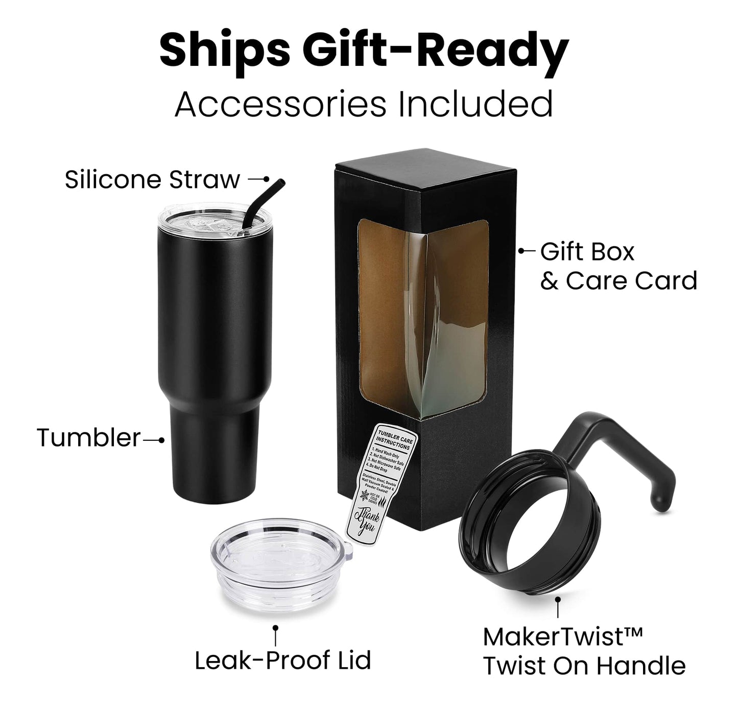 40oz Tumbler with Handle