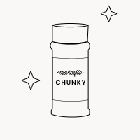 chunky glitter