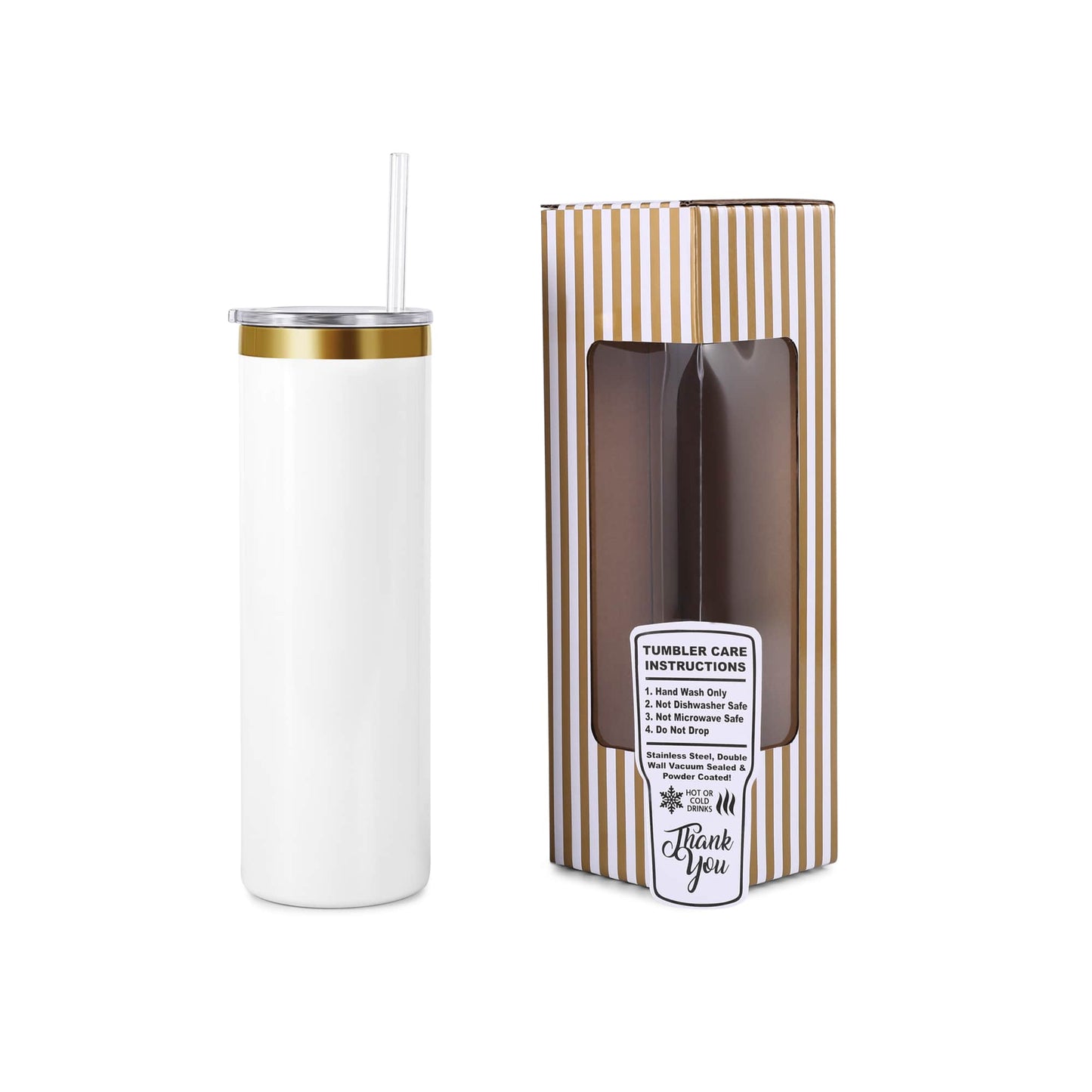 20oz Skinny Gold