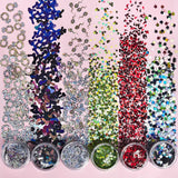 holo glitter shapes various