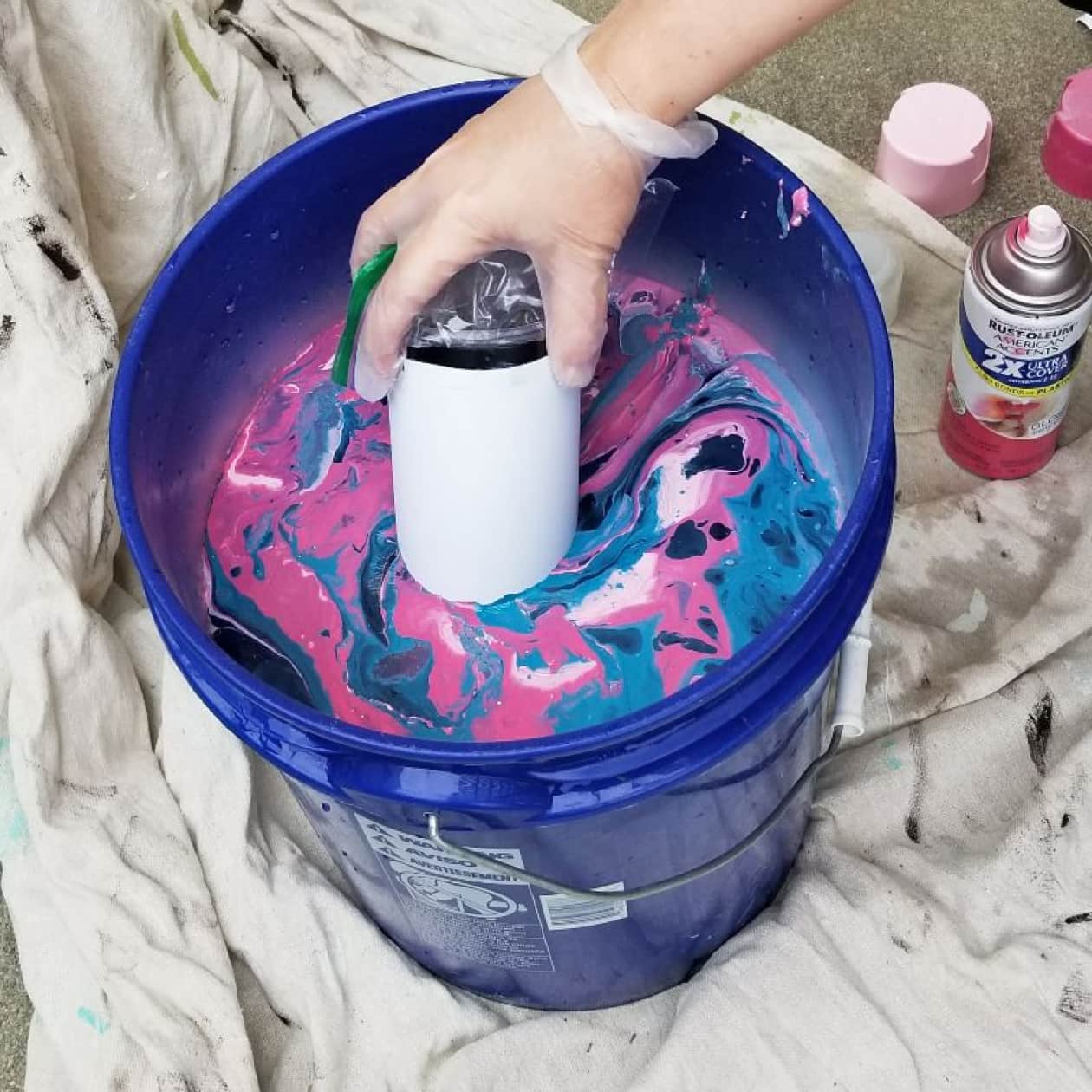 Hydro Dip a Camper Mug