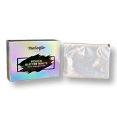 sublimation pouch, blank, white, glitter shimmer