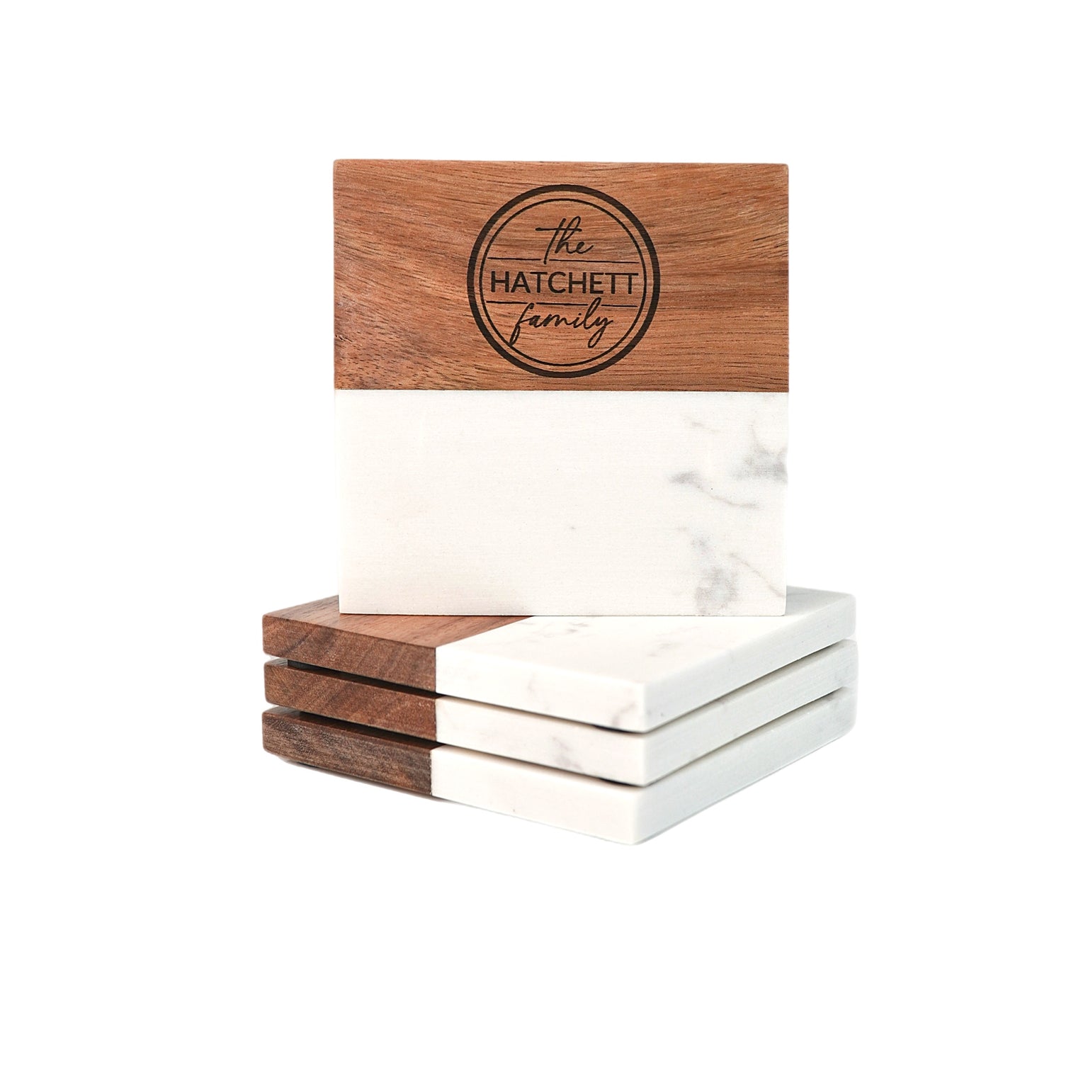 Wood Coasters for Laser Engraving