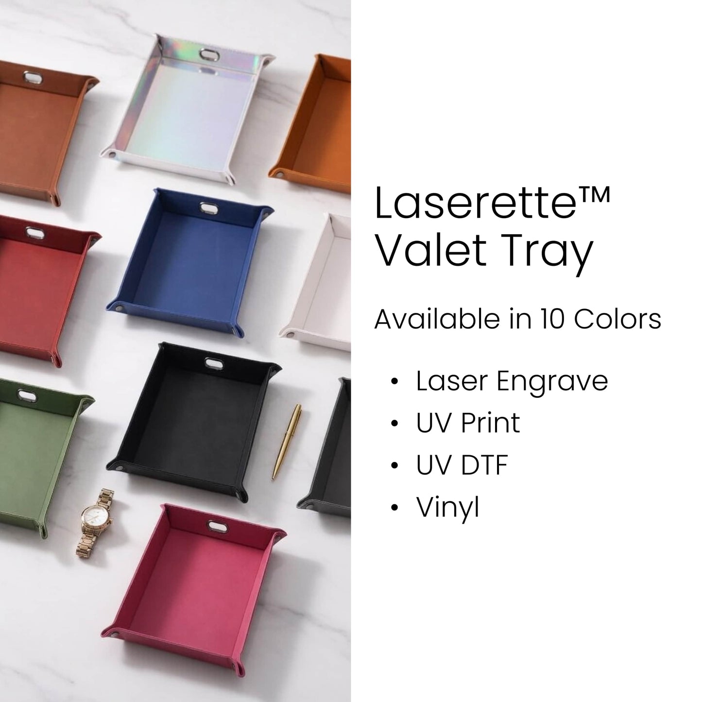 Laserette Valet Tray