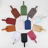 Laserette, Leatherette luggage tags, 12 colors
