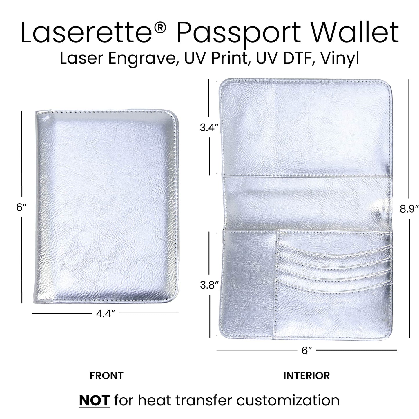 Laserette Passport Wallet