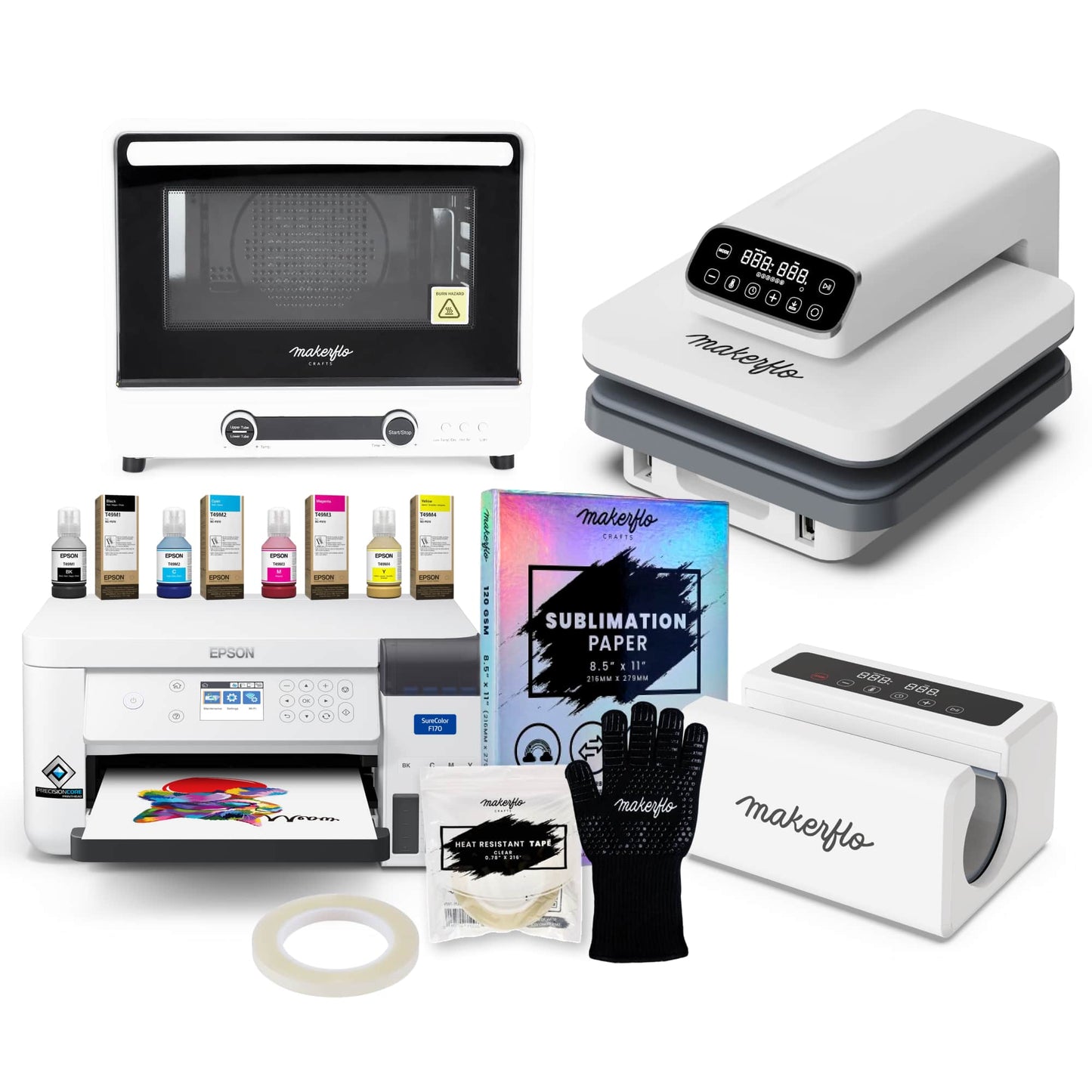 F170 Printer + Oven + Press Bundle