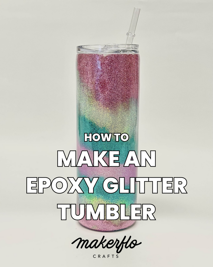 How to Make an Epoxy Glitter Tumbler
