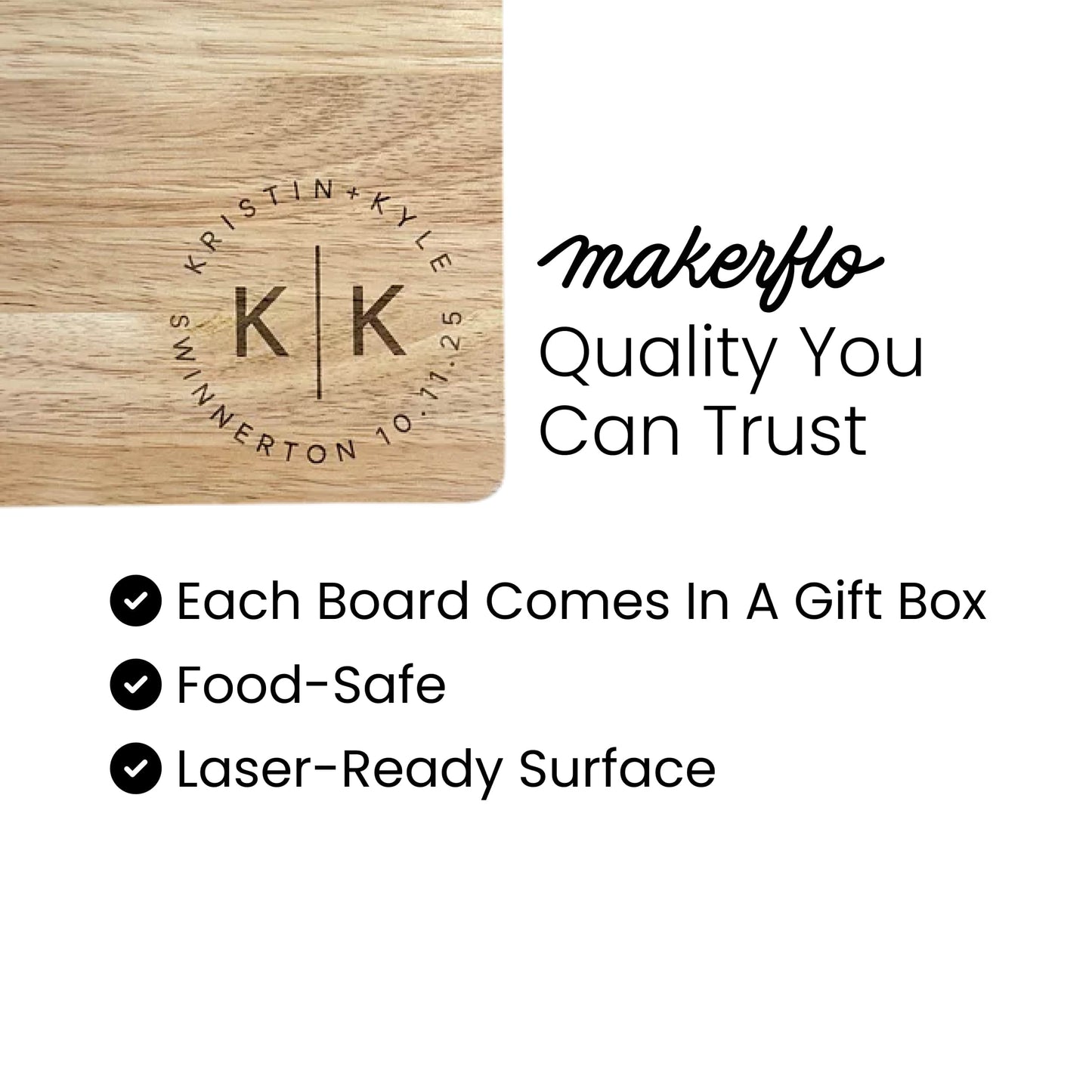 Rubberwood Cutting Board