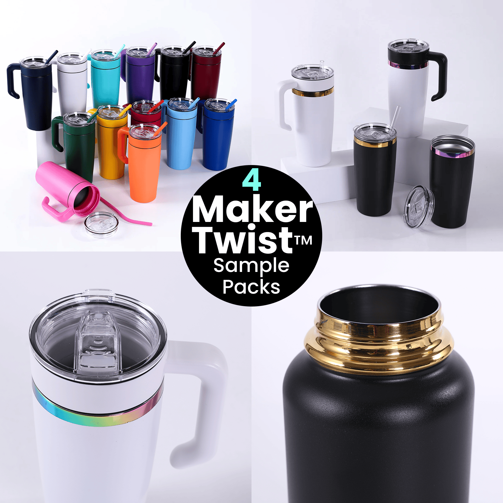 Clear Color Powder Sample Packs