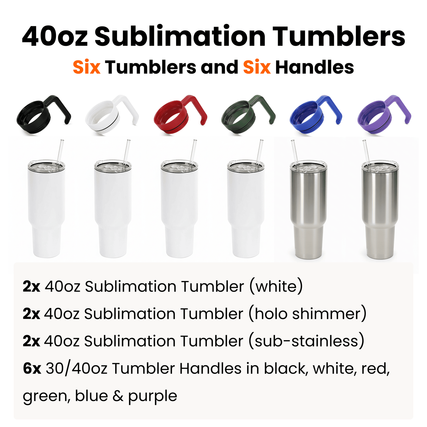 MakerTwist™️ Sublimation Tumbler 12-Pack