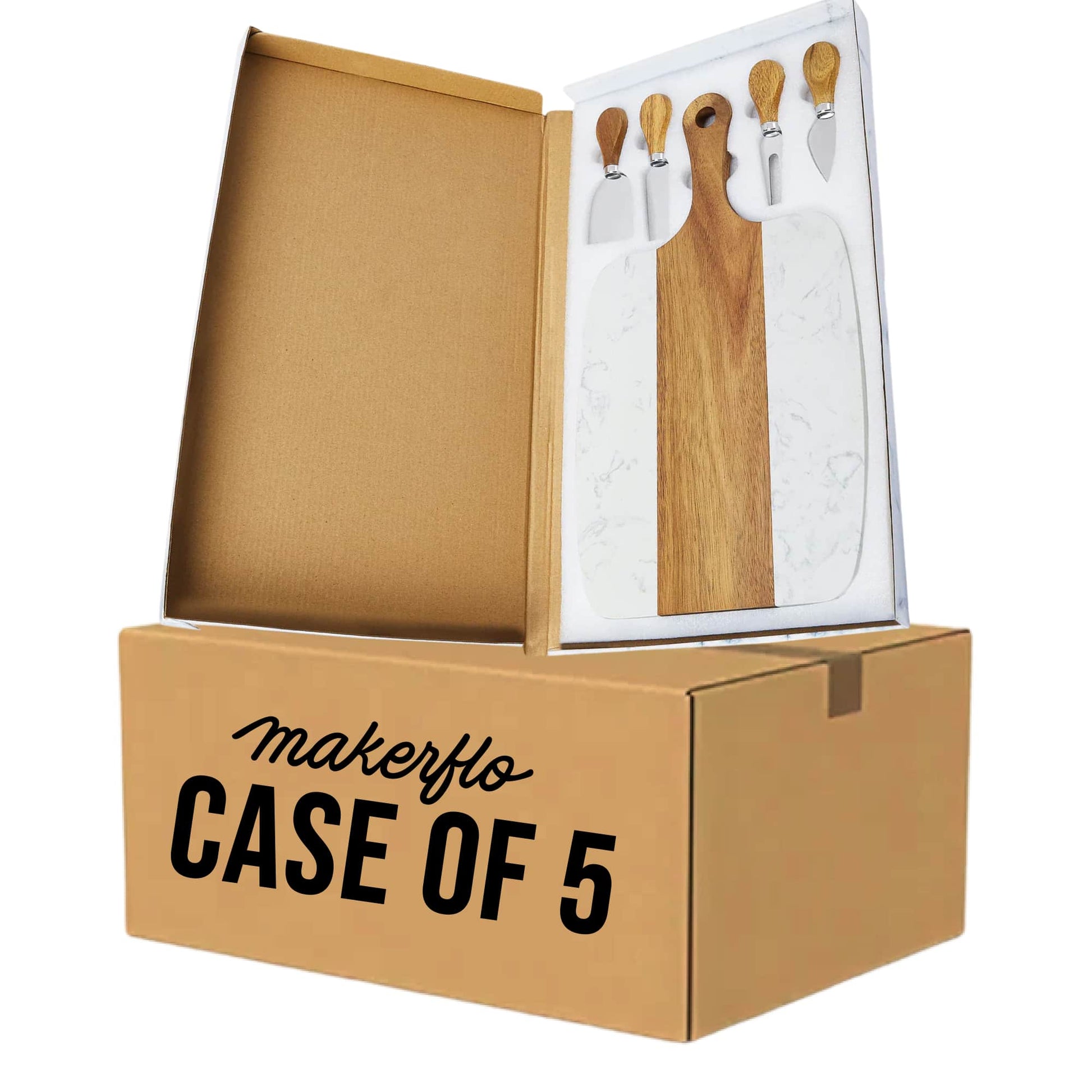bulk handle serving board, case of 5