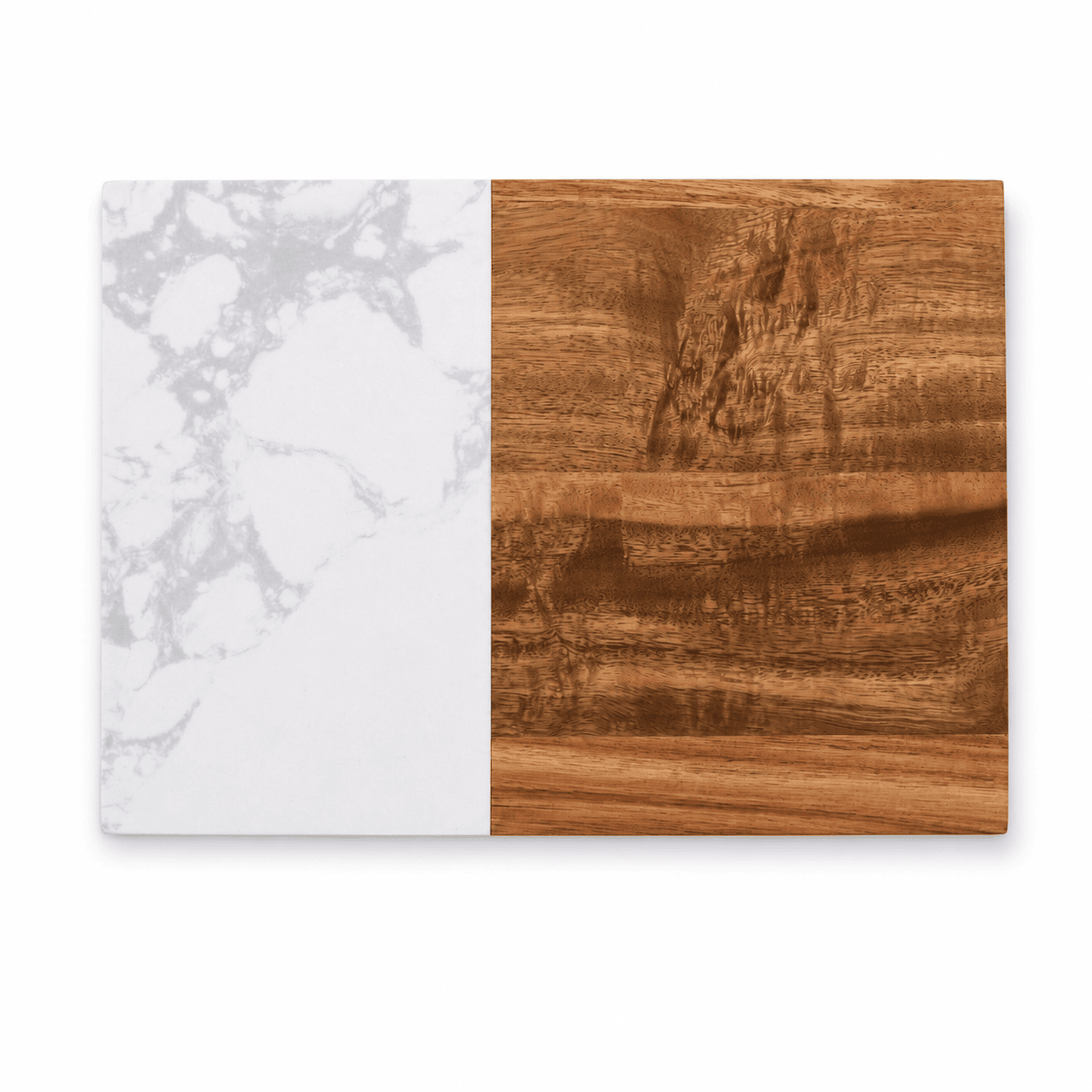 Marble & Wood Valet Tray