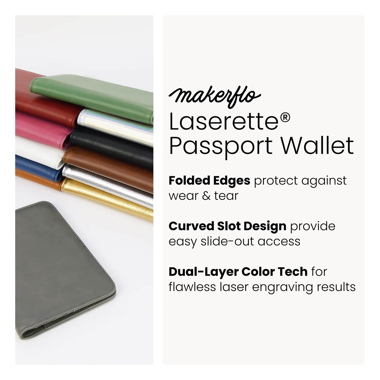 Laserette Passport Wallet