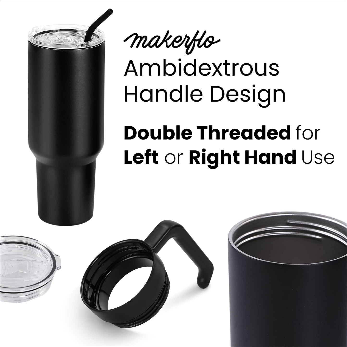 40oz Tumbler with Handle