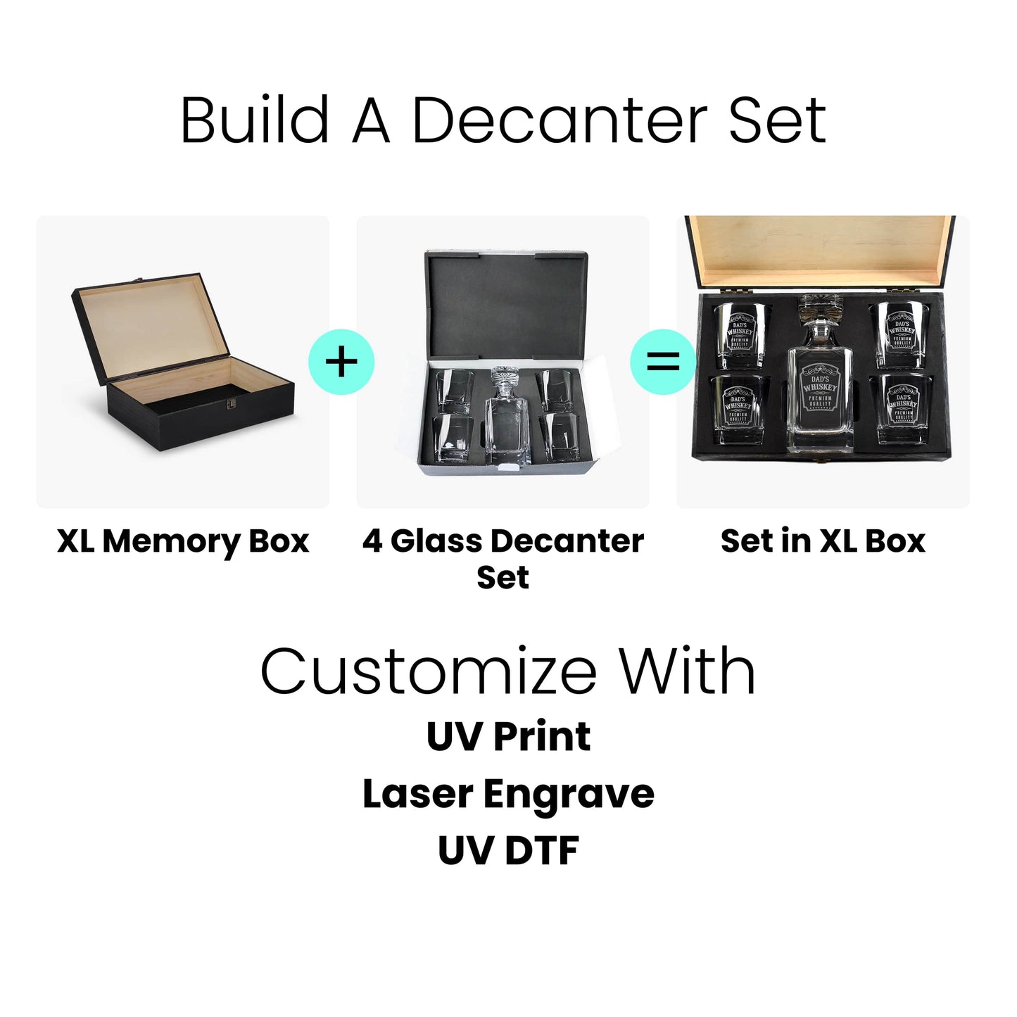Wood Memory Boxes, XL