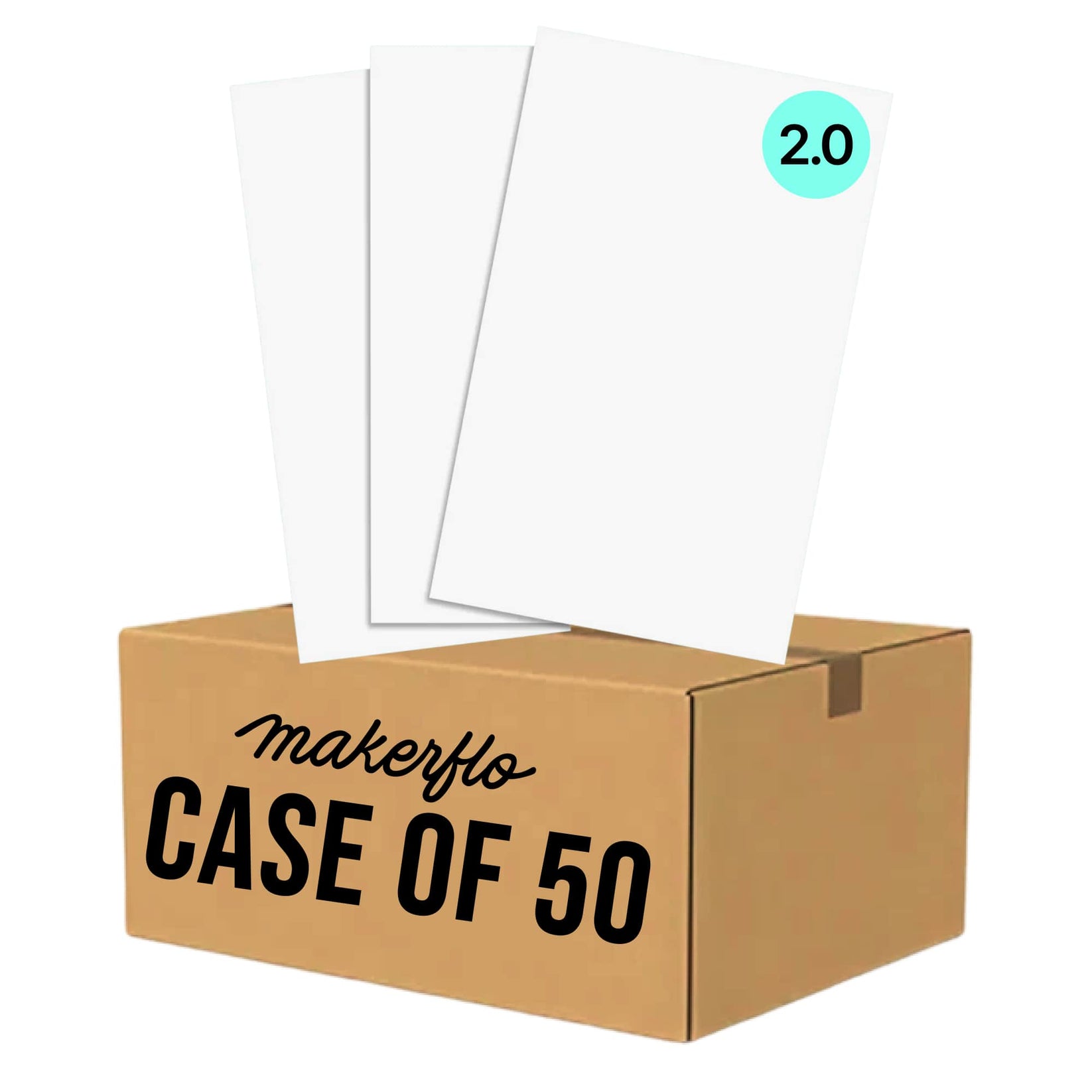 flat laser cut plywood, 1/8, white 2.0, wood, case 50