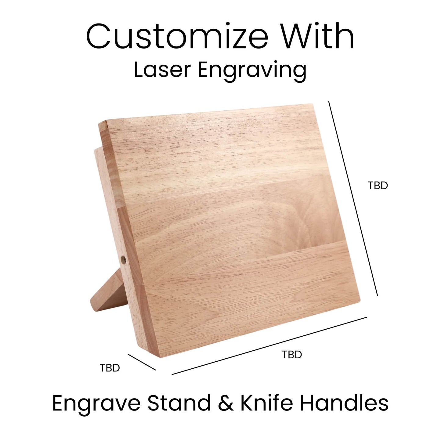 Kitchen Knives with Magnetic Block Stand