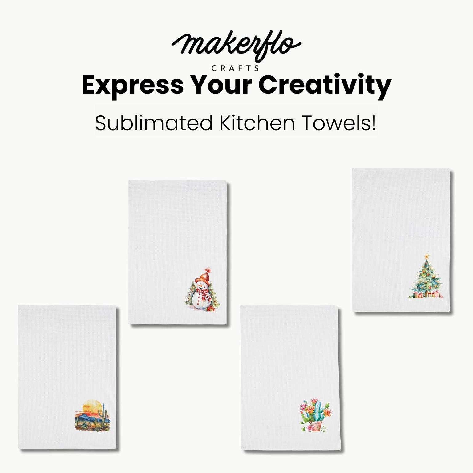 sublimated kitchen towels
