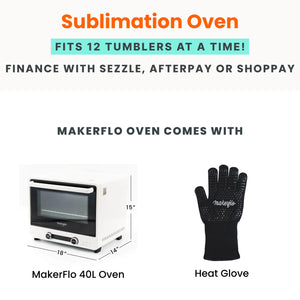 sublimation oven, 40L, highlights
