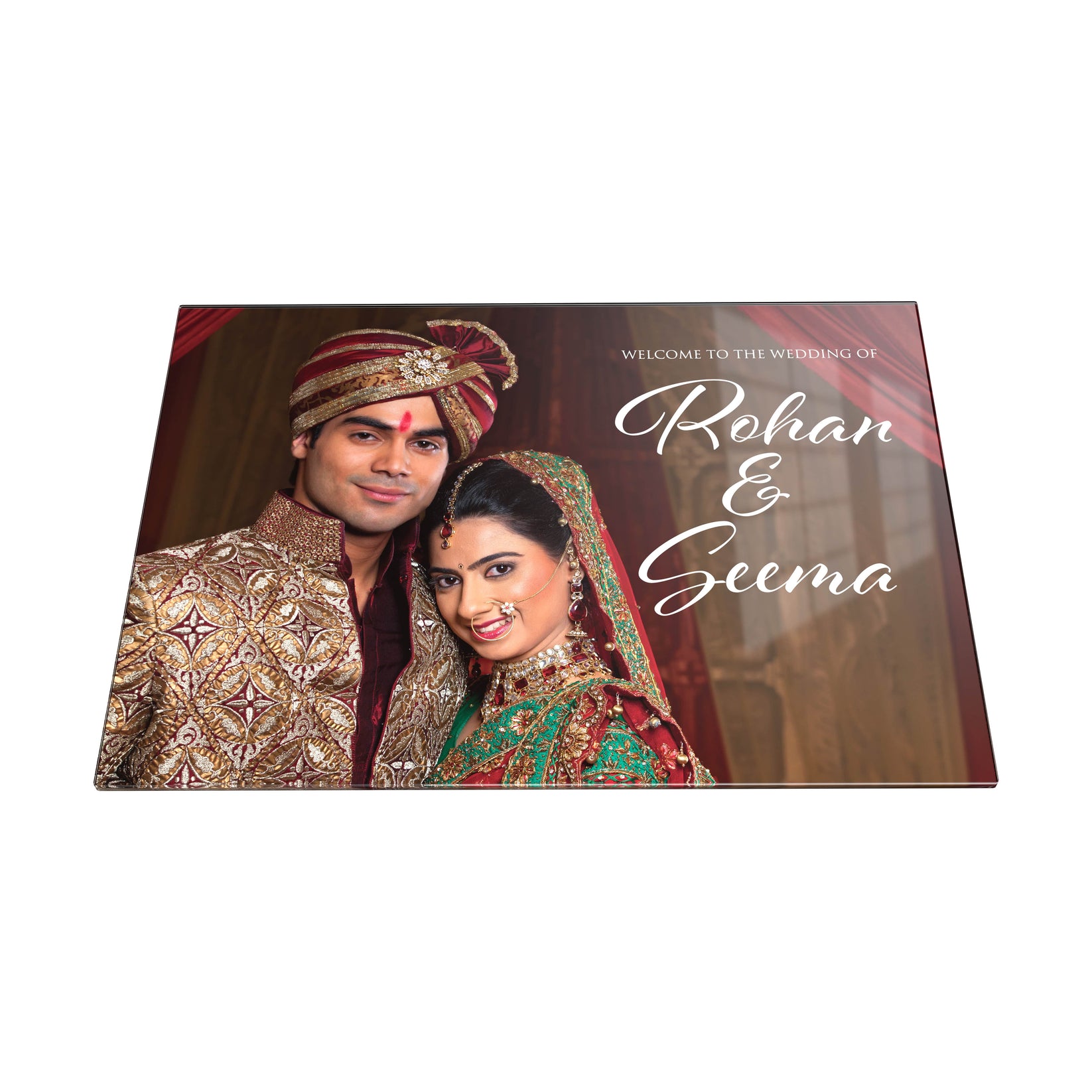 uv printed wedding invitation