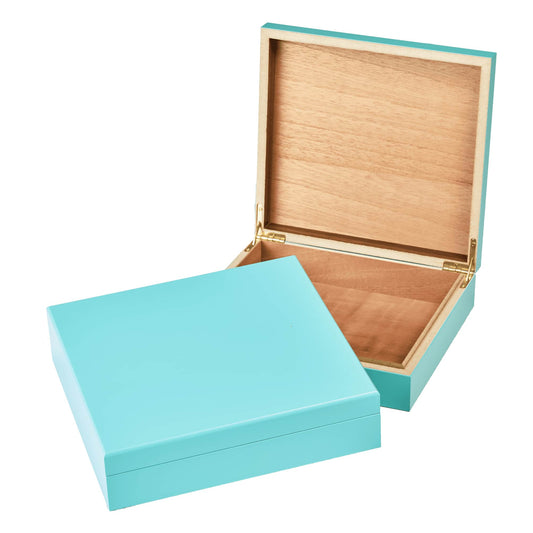 valet box, cedar lined, hinged lid, mint