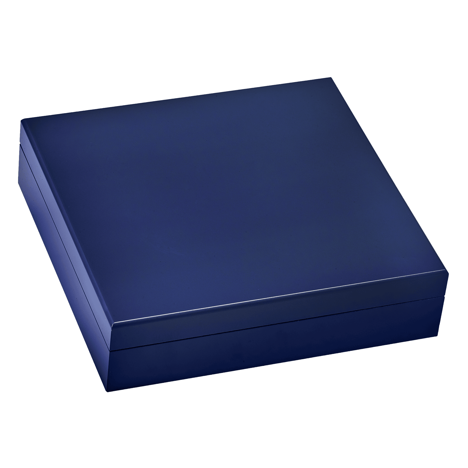 valet box, veneer finish for laser engraving, dark blue