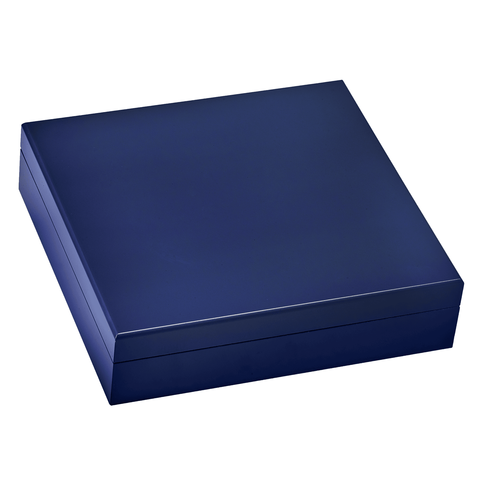 valet box, veneer finish for laser engraving, dark blue