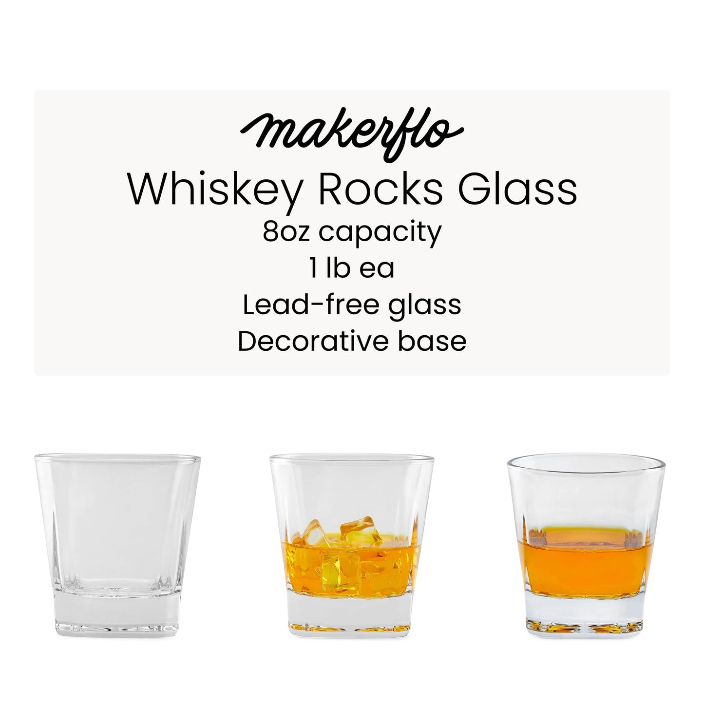 Whiskey Rocks Glasses