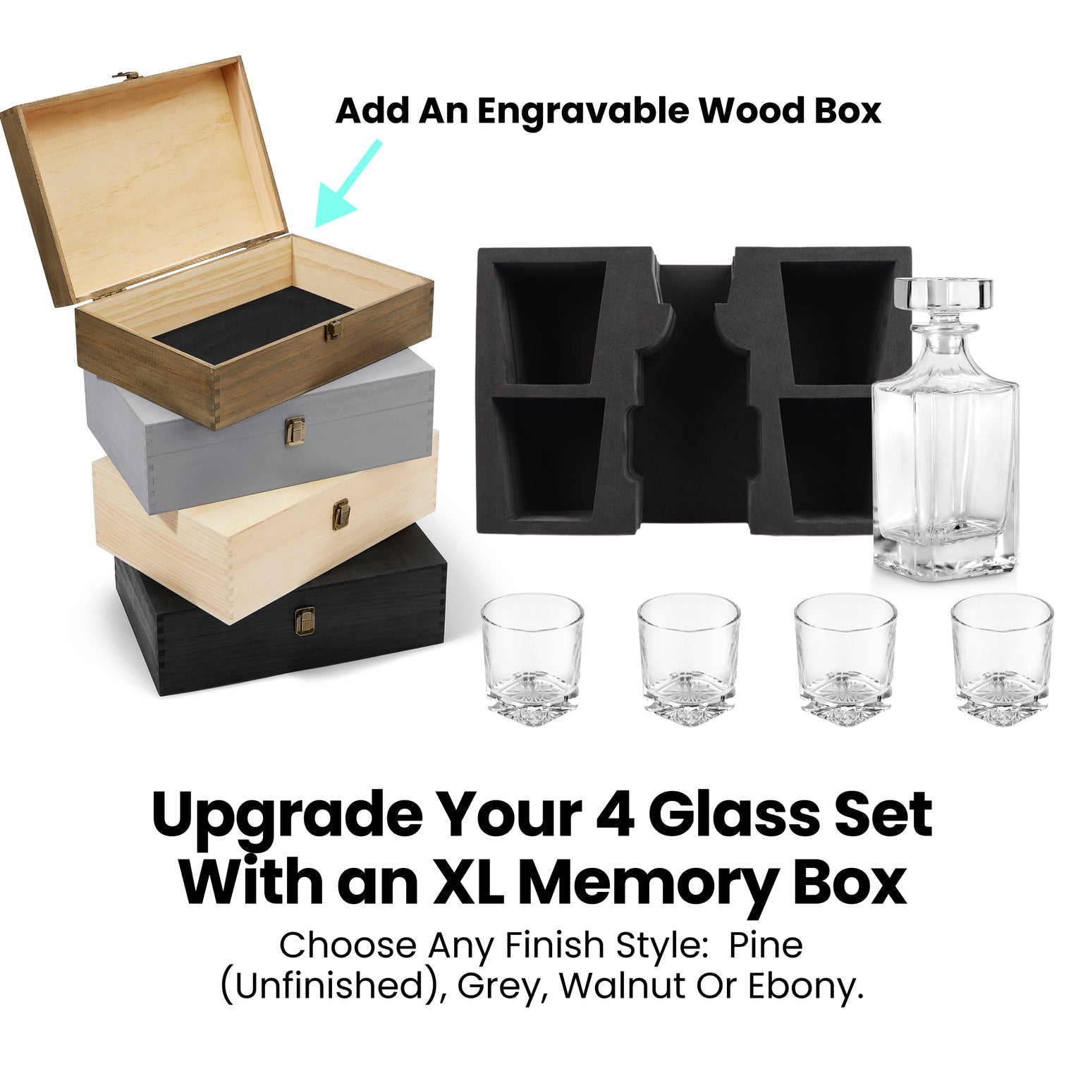 Whiskey Decanter Set options