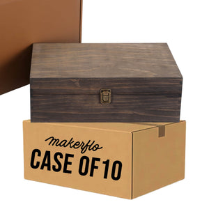 large keepsake, dark walnut, bulk, case of 10