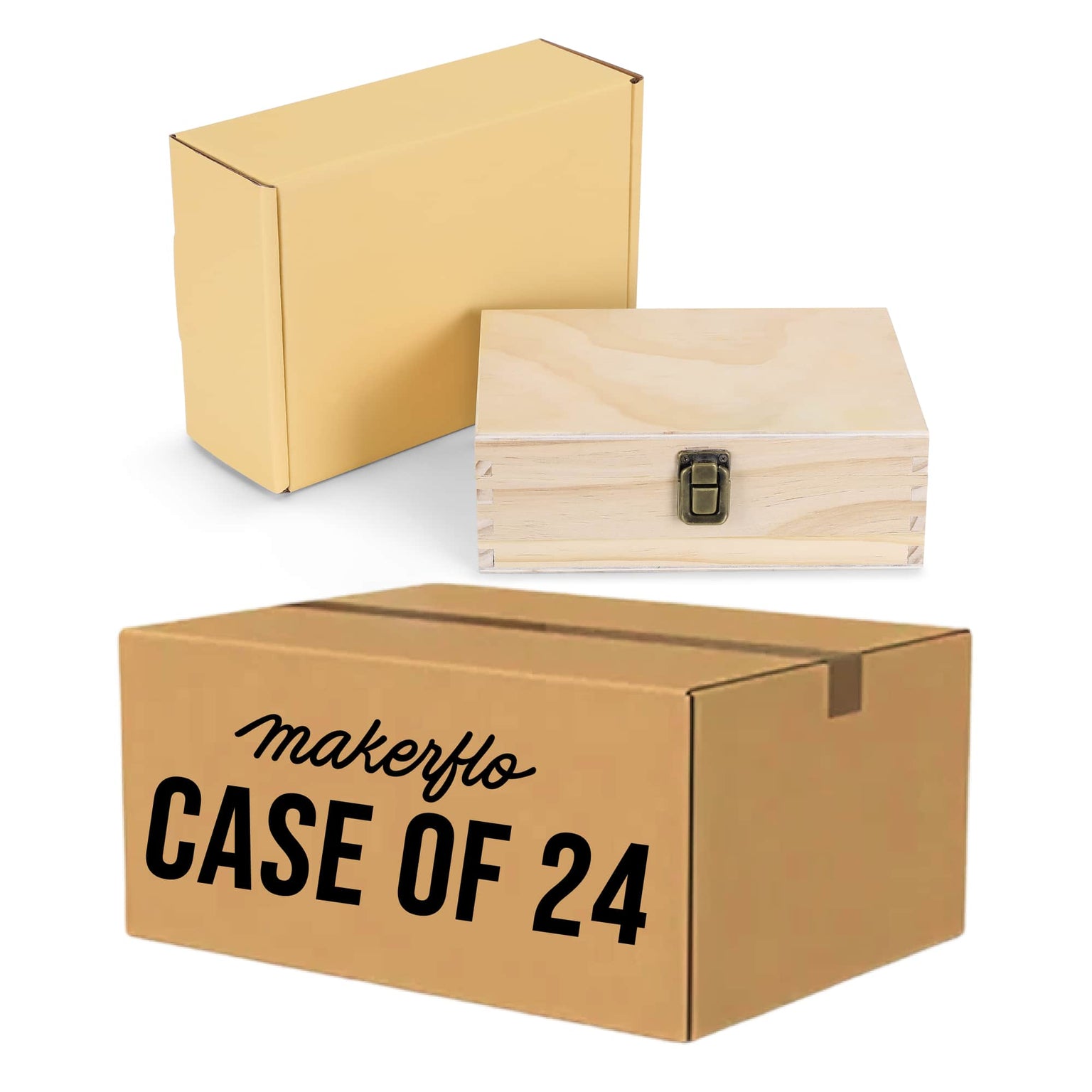 Wood Memory Box | Medium Wood Boxes for Engraving