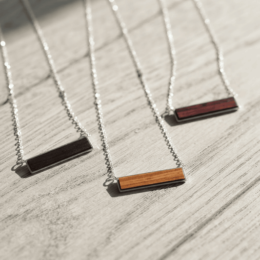 Wood Pendant Necklace